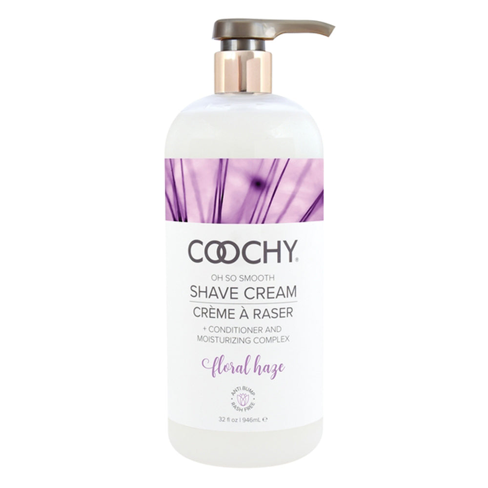 Coochy Shave Cream - Floral Haze - 32 Oz - Not Very Vanilla