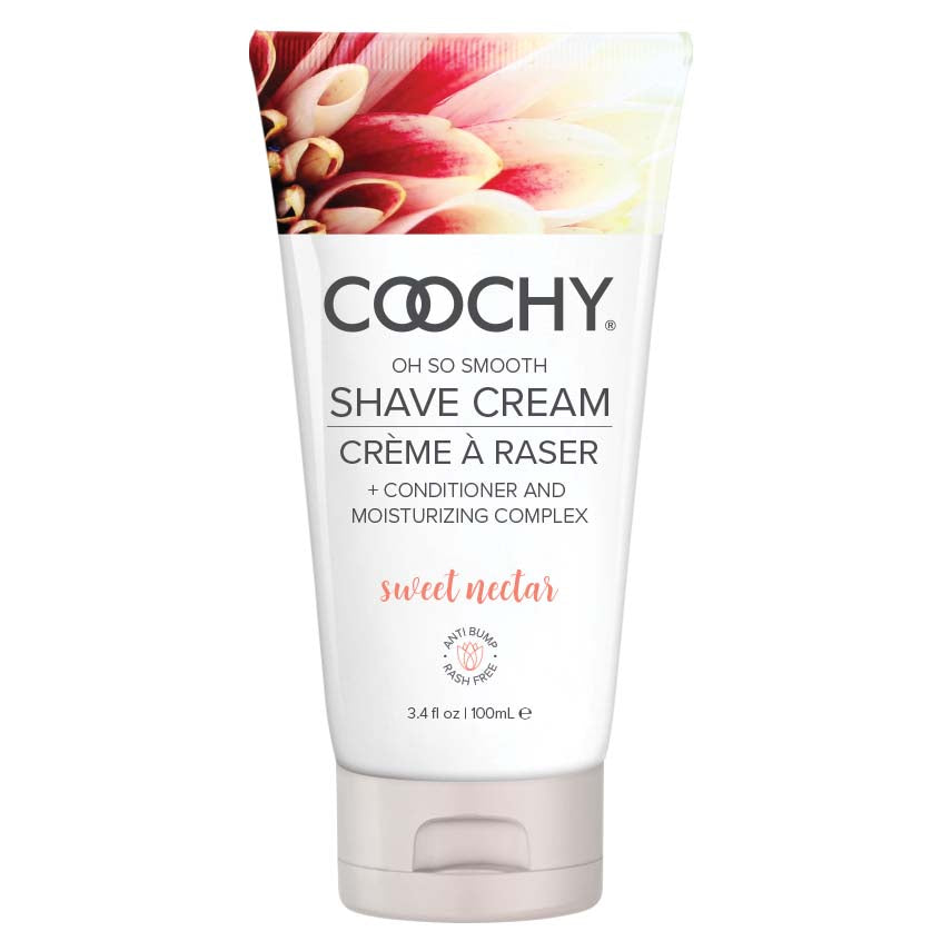 Coochy Shave Cream - Sweet Nectar - 3.4 Oz - Not Very Vanilla