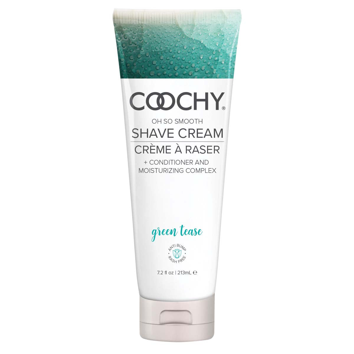 Coochy Shave Cream - Green Tease - 7.2 Oz - Not Very Vanilla