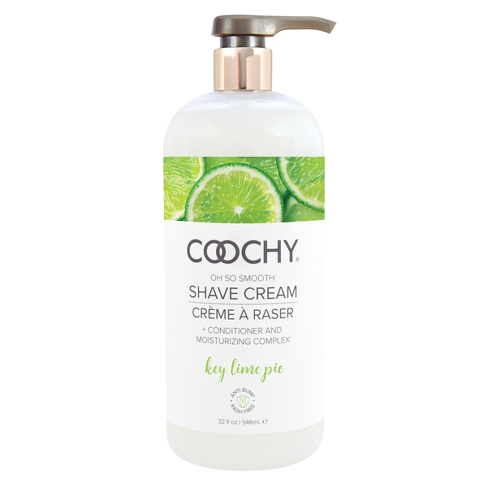 Coochy Shave Cream - Key Lime Pie - 32 Oz - Not Very Vanilla