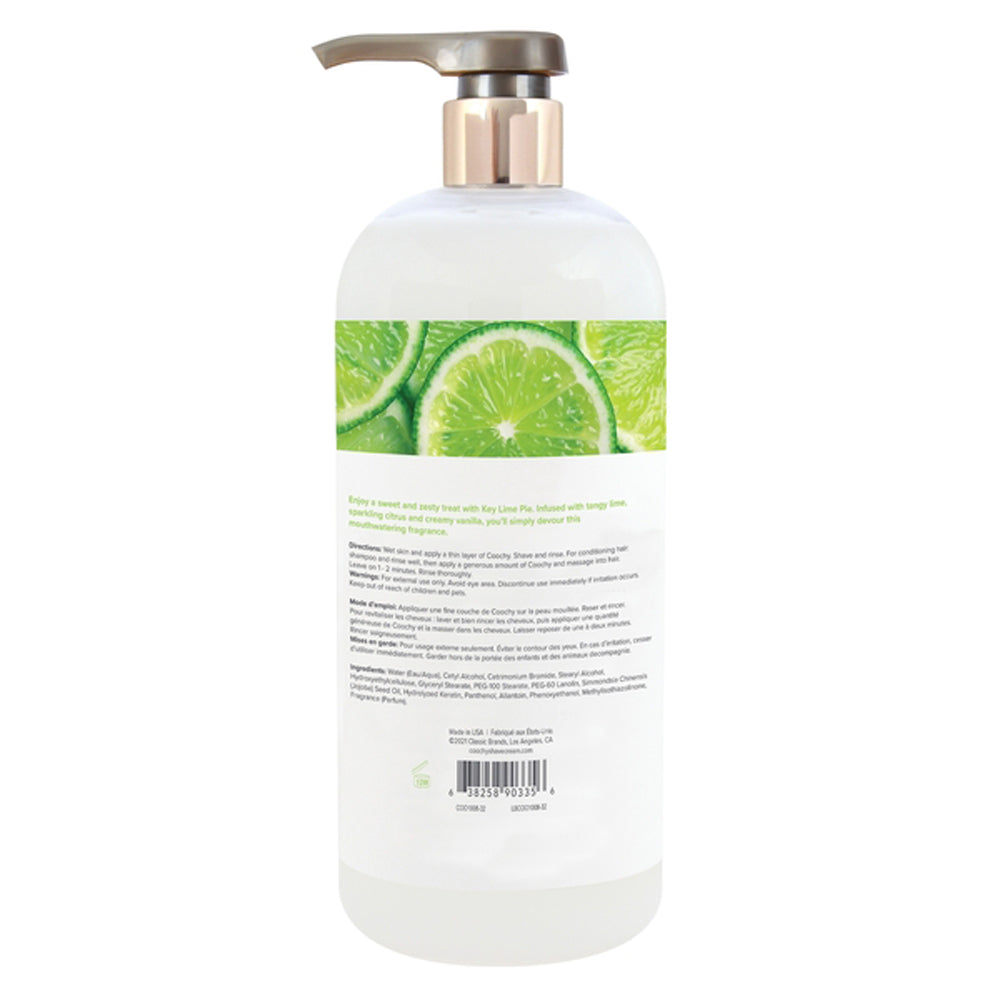 Coochy Shave Cream - Key Lime Pie - 32 Oz - Not Very Vanilla