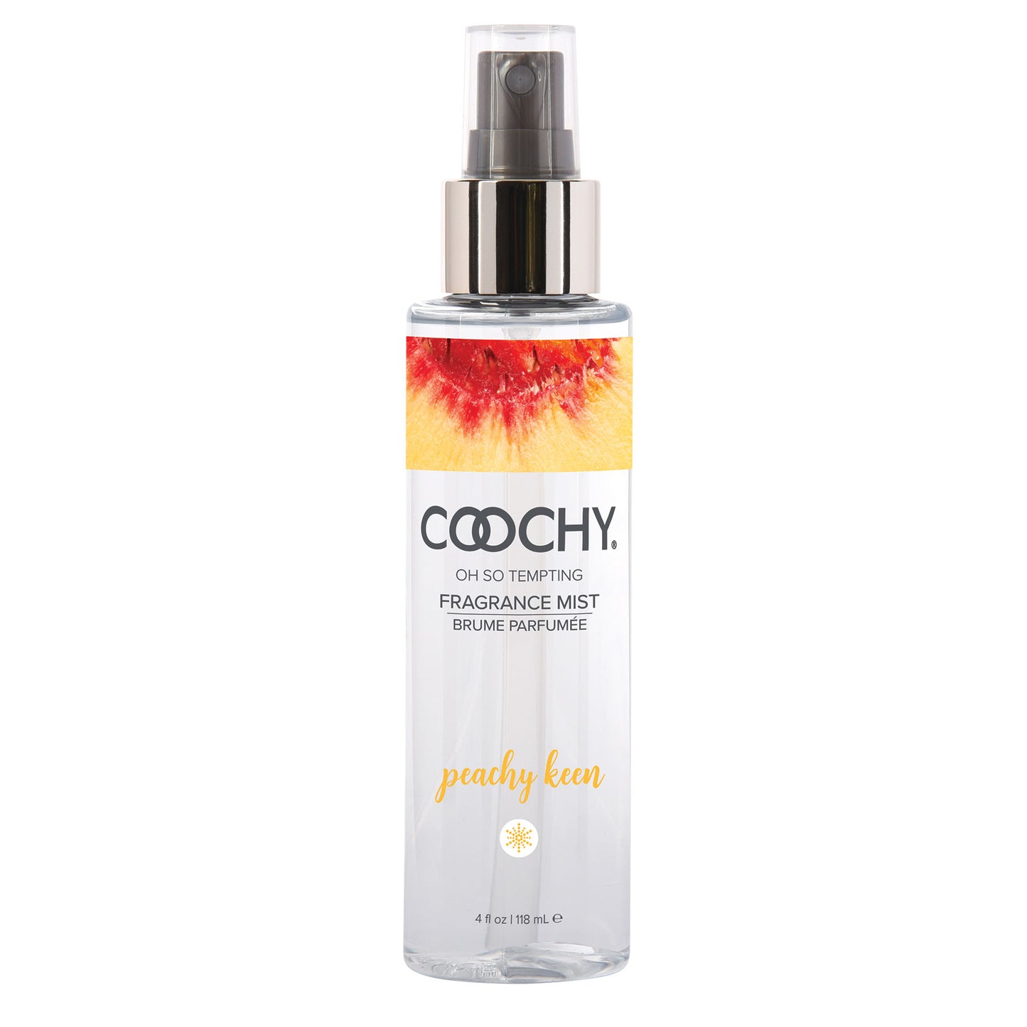 Coochy Oh So Tempting Fragrance Mist - Peachy Keen - 4 Fl. Oz. - Not Very Vanilla