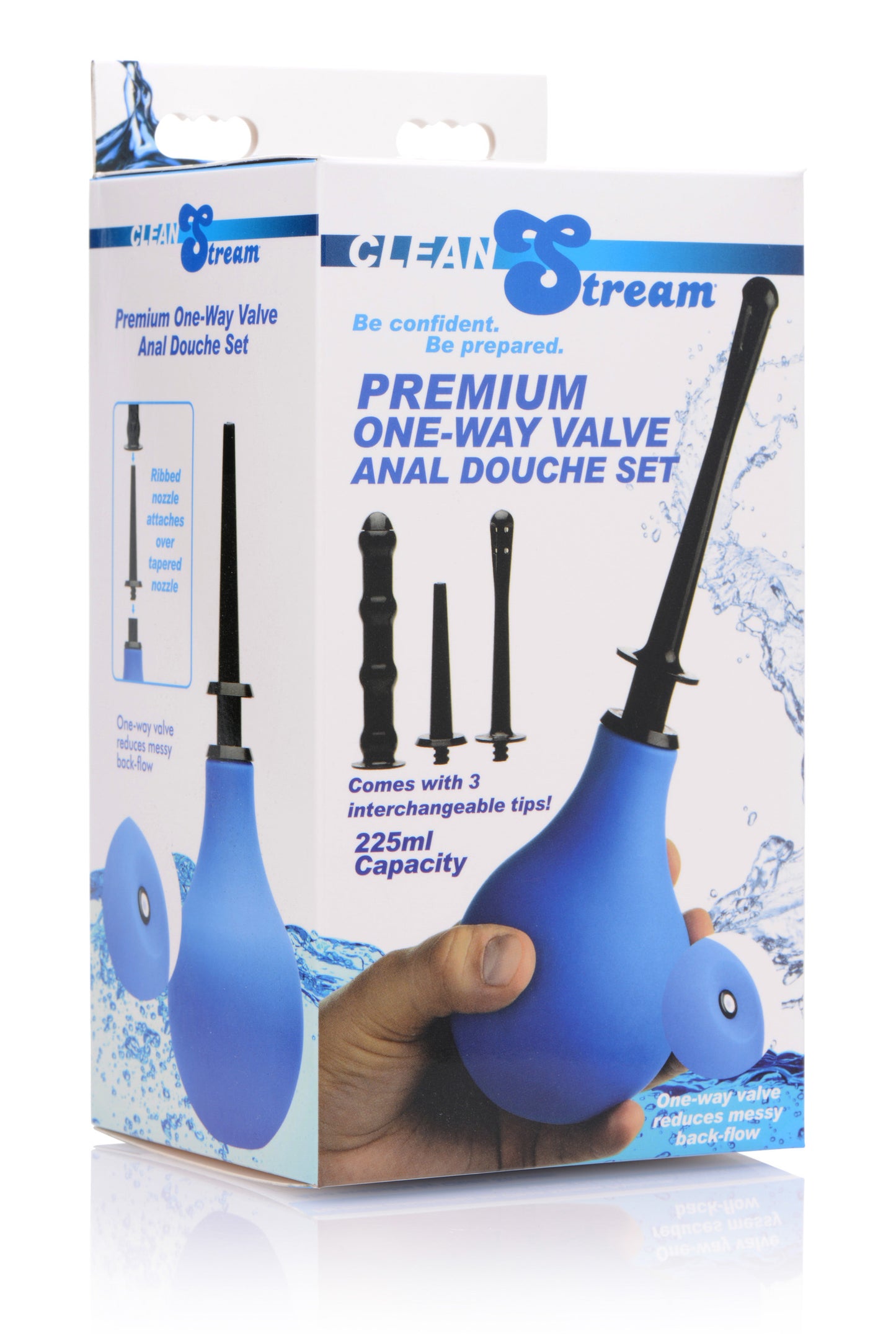 Premium One- Way Valve Anal Douche Set - Not Very Vanilla