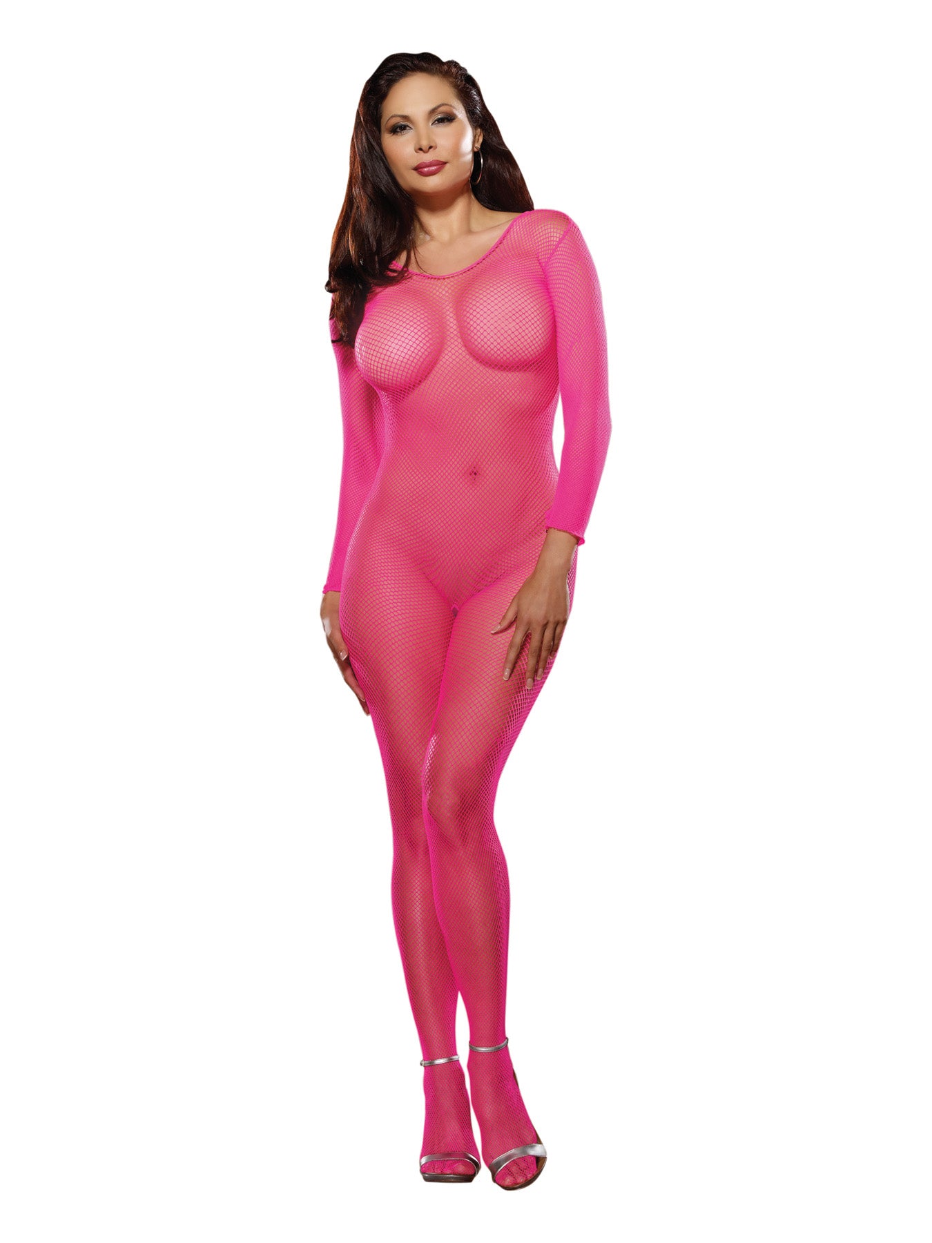 Bodystocking - Neon Pink - Queen Size - Not Very Vanilla