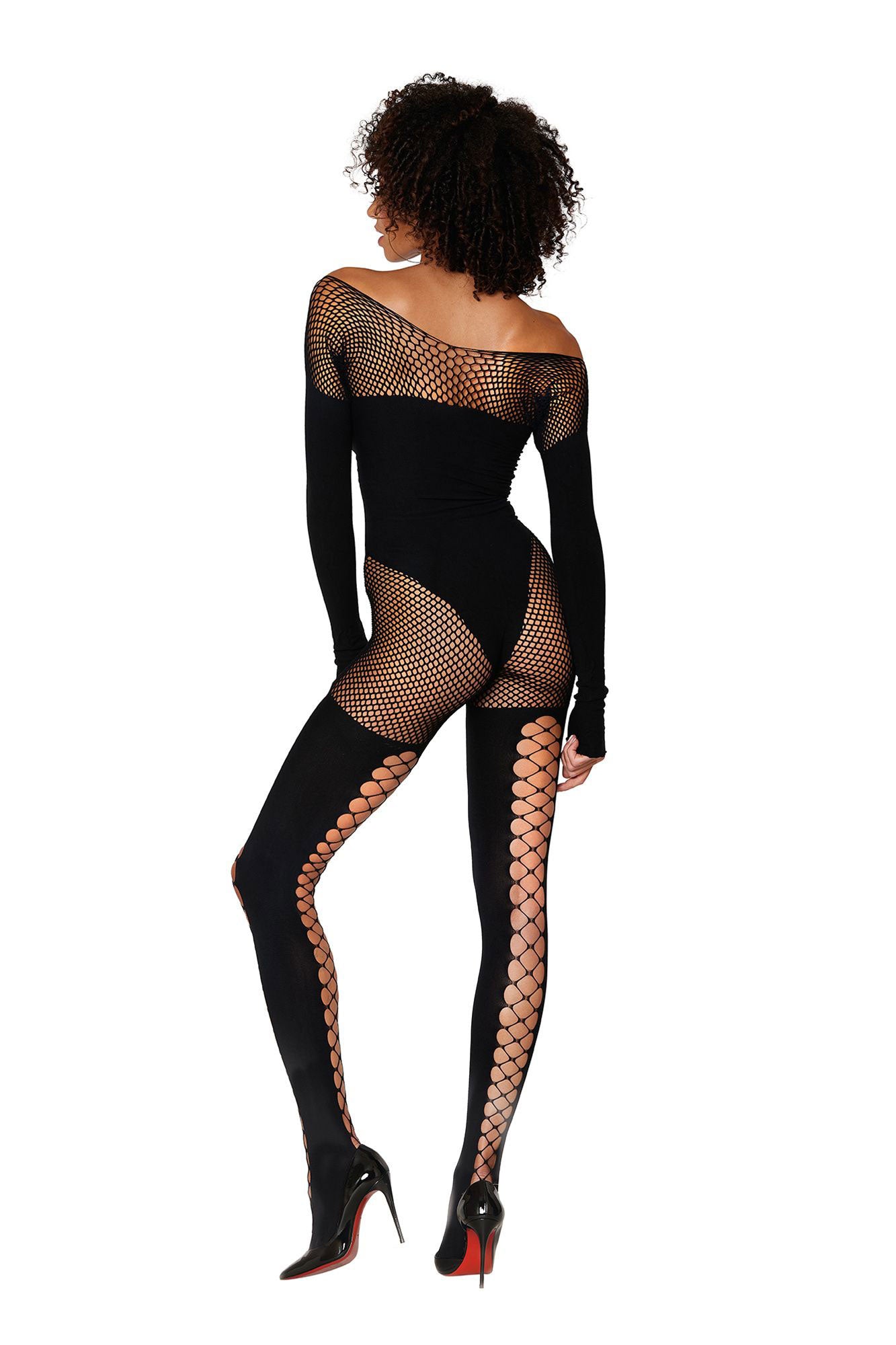 Bodystocking - One Size - Black - Not Very Vanilla