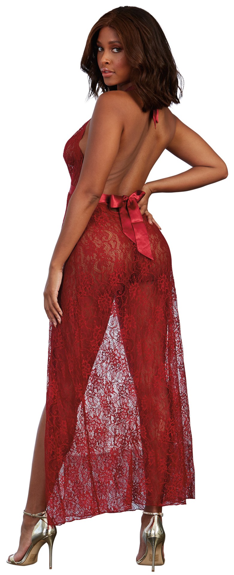 Gown, G-String - Large - Garnet - Not Very Vanilla