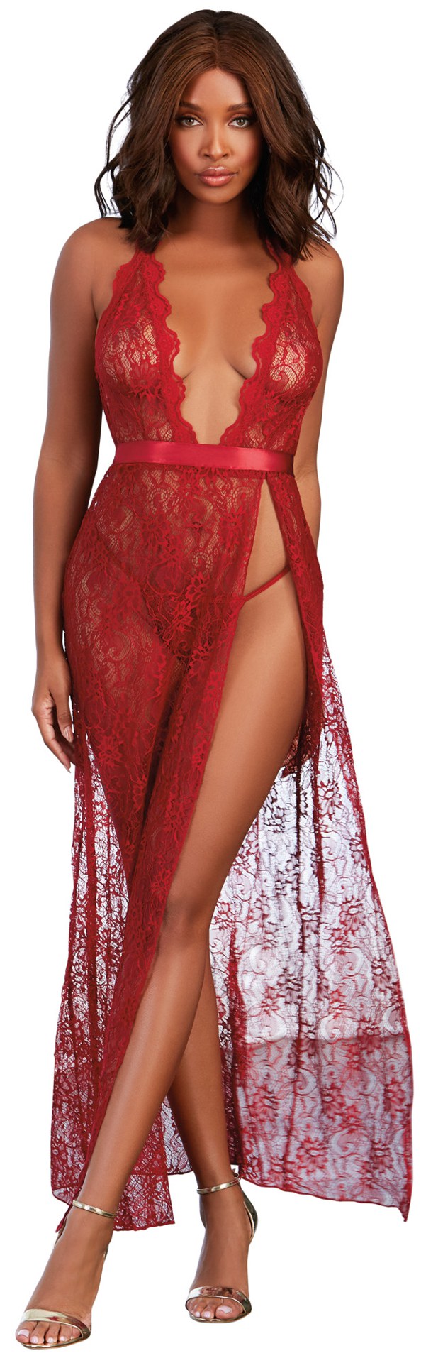 Gown, G-String - Medium - Garnet - Not Very Vanilla