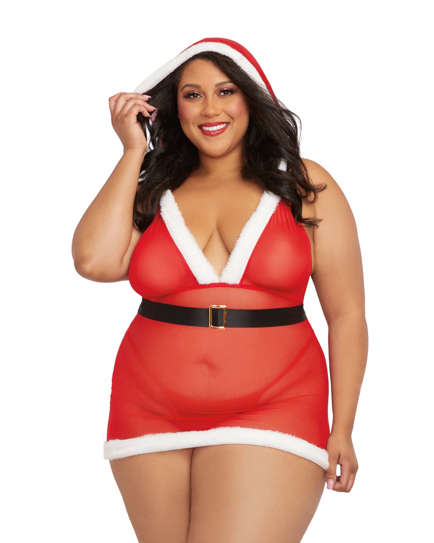 Santa Cutie - Queen Size - Lipstick Red - Not Very Vanilla