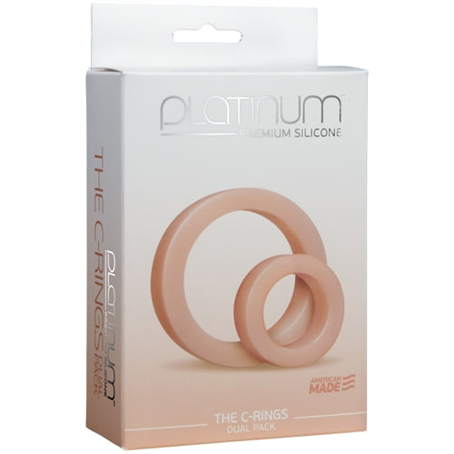 Platinum Premium Silicone - the C-Rings - White - Not Very Vanilla