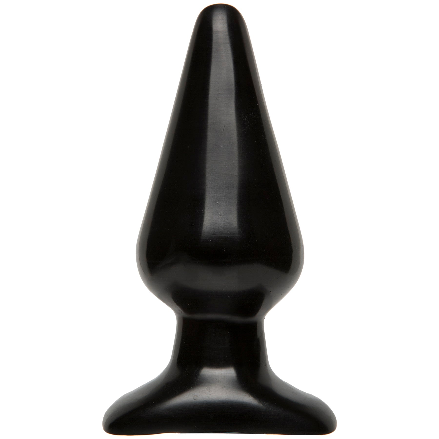 Classic Butt Plug Smooth - Large - Black - Not Very Vanilla