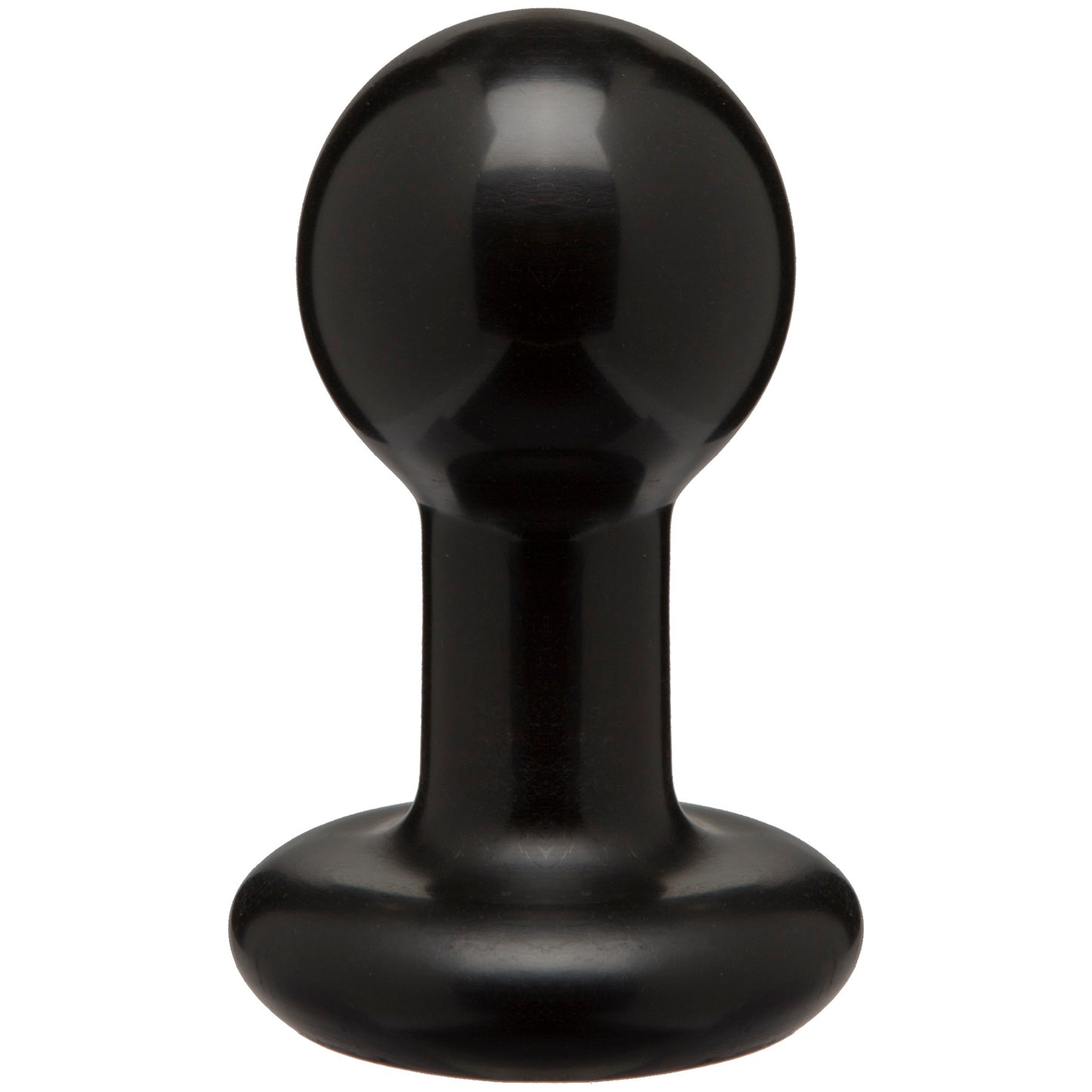 Round Butt Plug - Small - Black - Not Very Vanilla