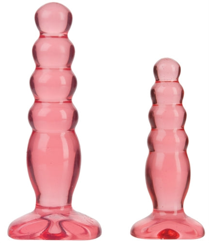 Crystal Jellies Anal Delight Trainer Kit - Pink - Not Very Vanilla