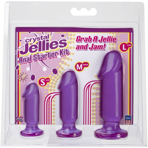 Crystal Jellies Anal Starter Kit - Purple - Not Very Vanilla