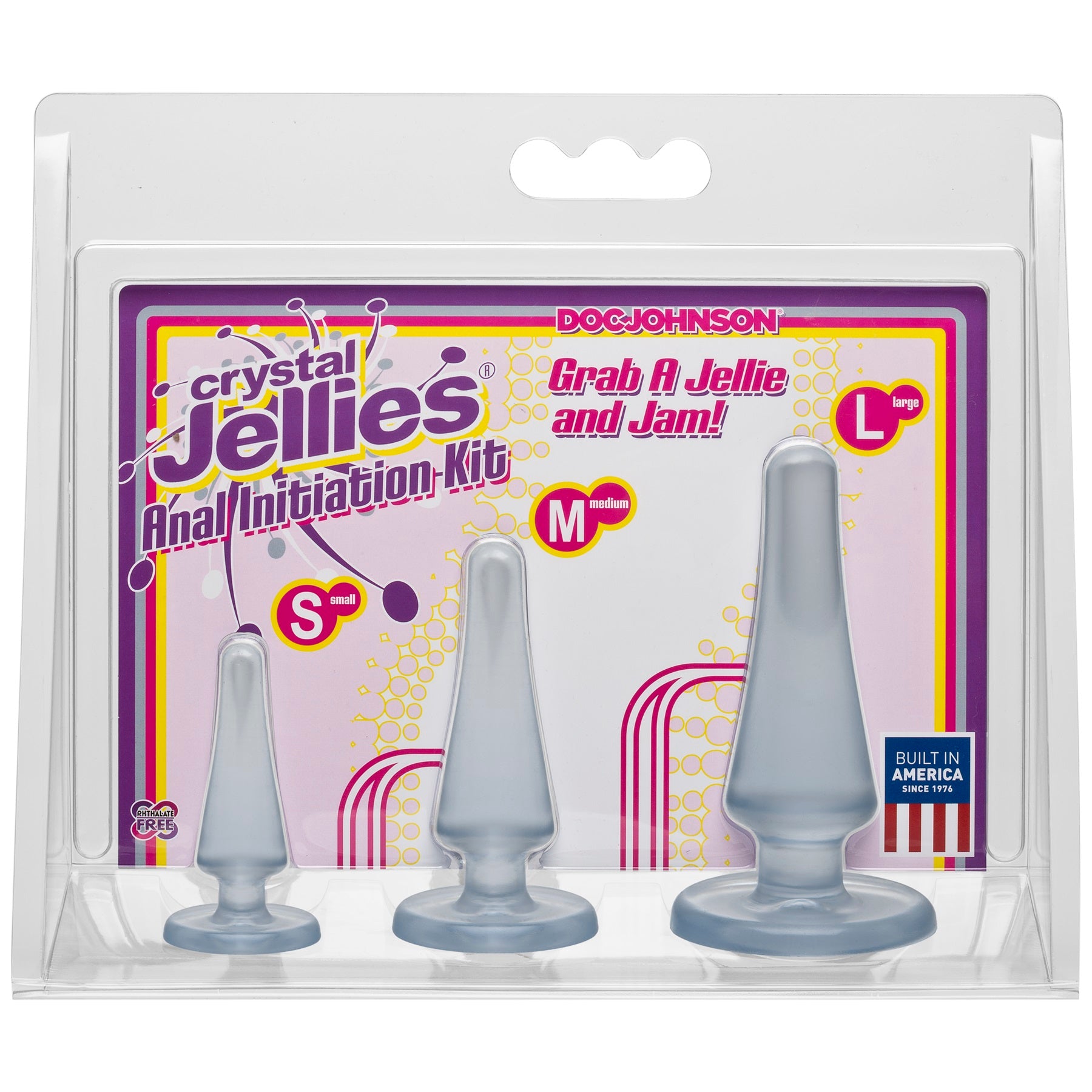 Crystal Jellies Anal Initiation Kit - Clear - Not Very Vanilla