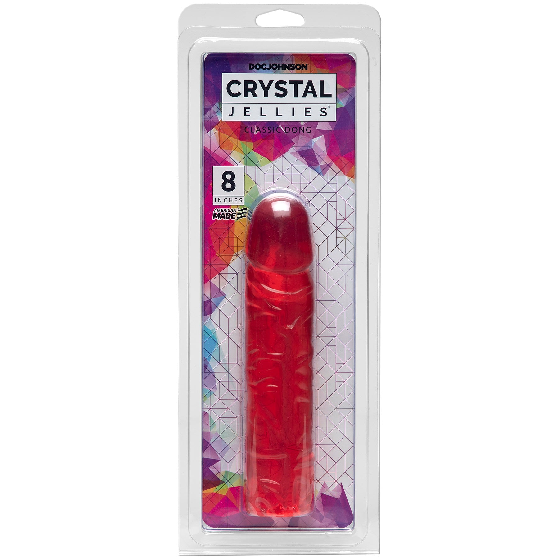 Crystal Jellies Classic 8 Inch - Pink - Not Very Vanilla