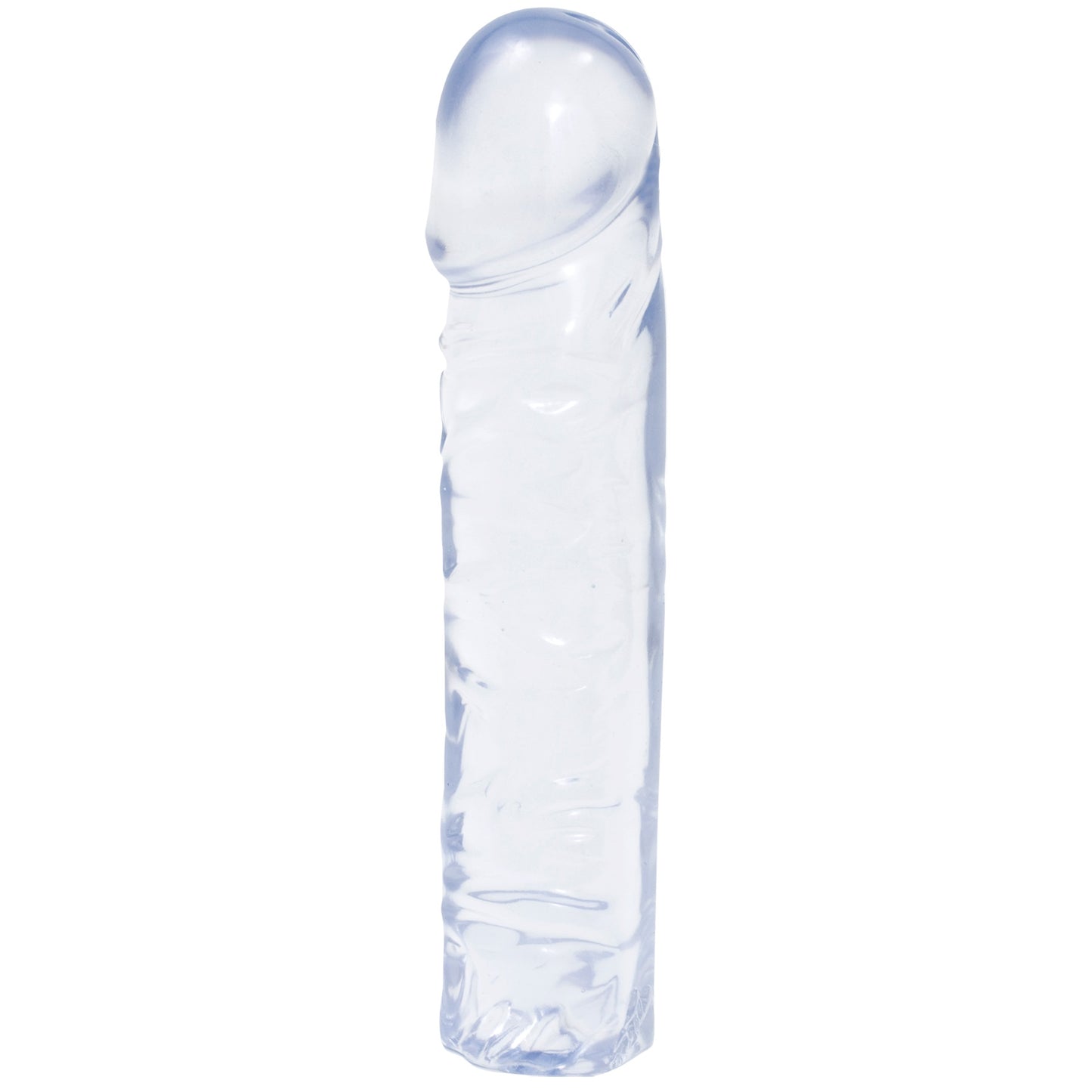 Crystal Jellies Classic Dong 8 Inch - Clear - Not Very Vanilla