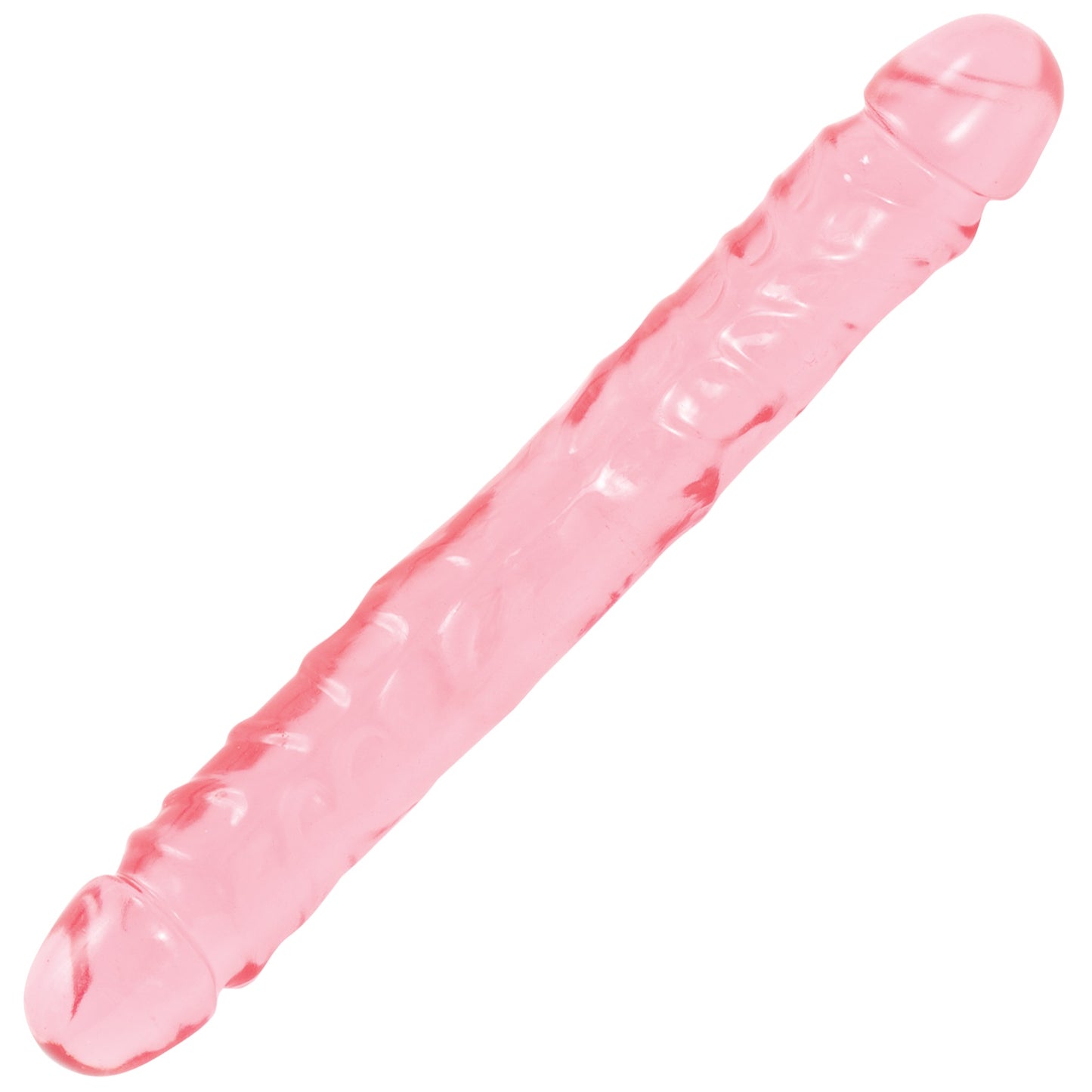 Crystal Jellies Jr. Double Dong 12 Inch - Pink - Not Very Vanilla