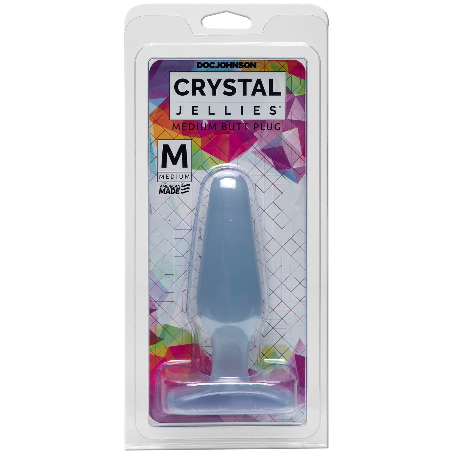 Crystal Jellies Butt Plug - Medium - Clear - Not Very Vanilla