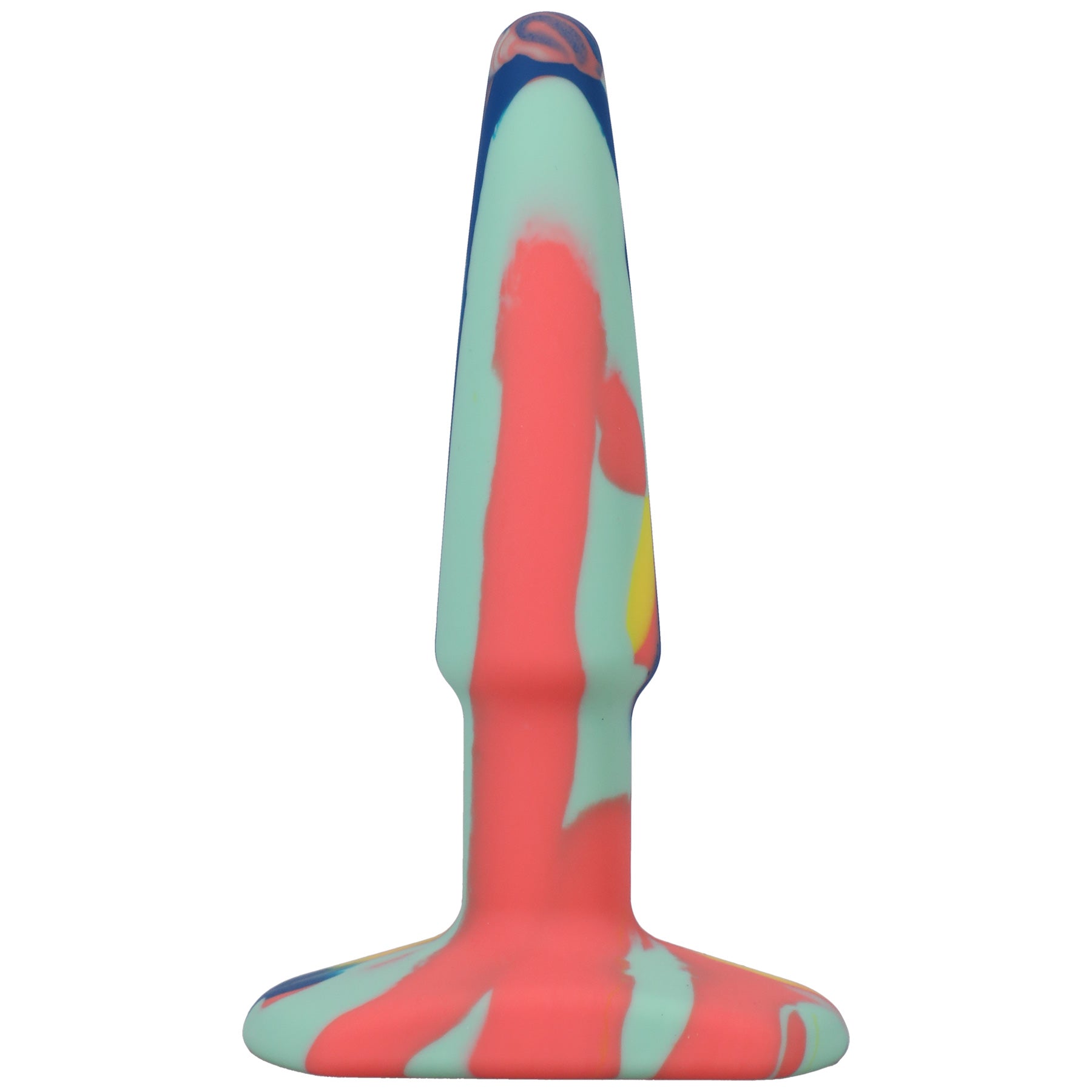 A-Play Groovy Silicone Anal Plug 4 Inch - Sunrise - Not Very Vanilla