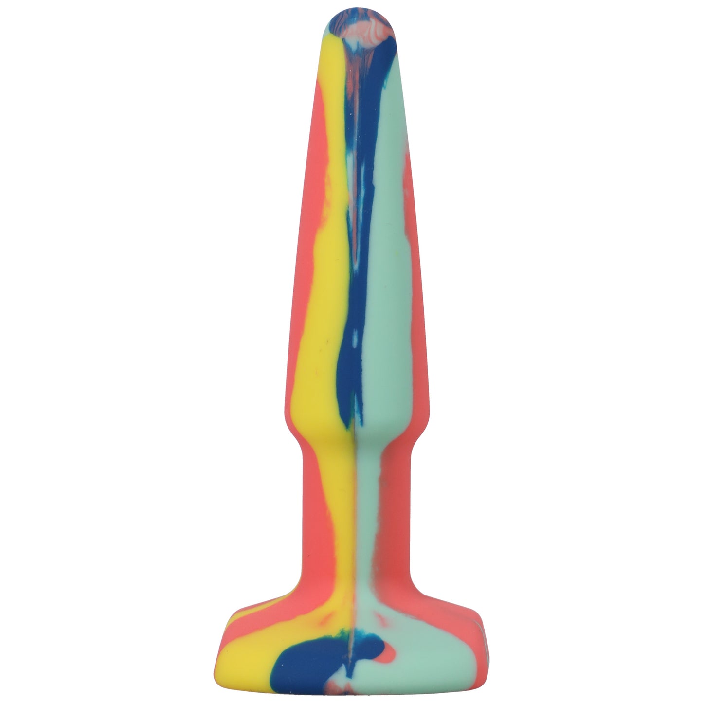 A-Play Groovy Silicone Anal Plug 4 Inch - Sunrise - Not Very Vanilla