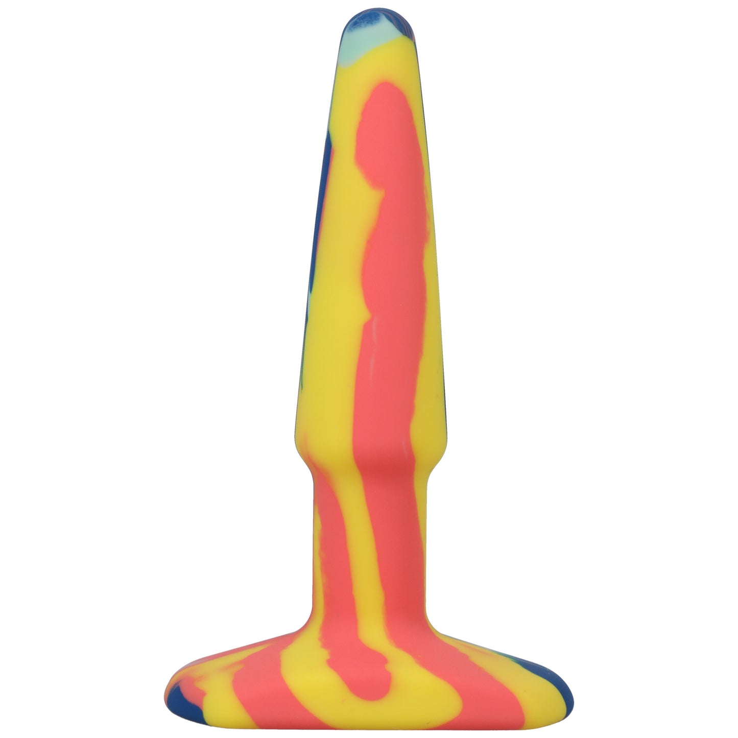 A-Play Groovy Silicone Anal Plug 4 Inch - Sunrise - Not Very Vanilla