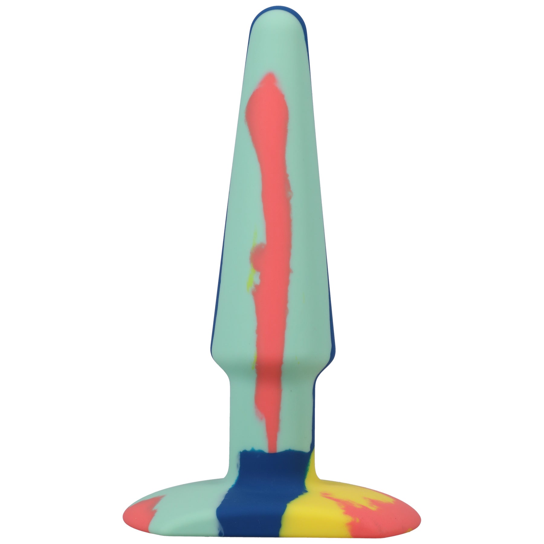 A-Play Groovy Silicone Anal Plug 5 Inch - Sunrise - Not Very Vanilla