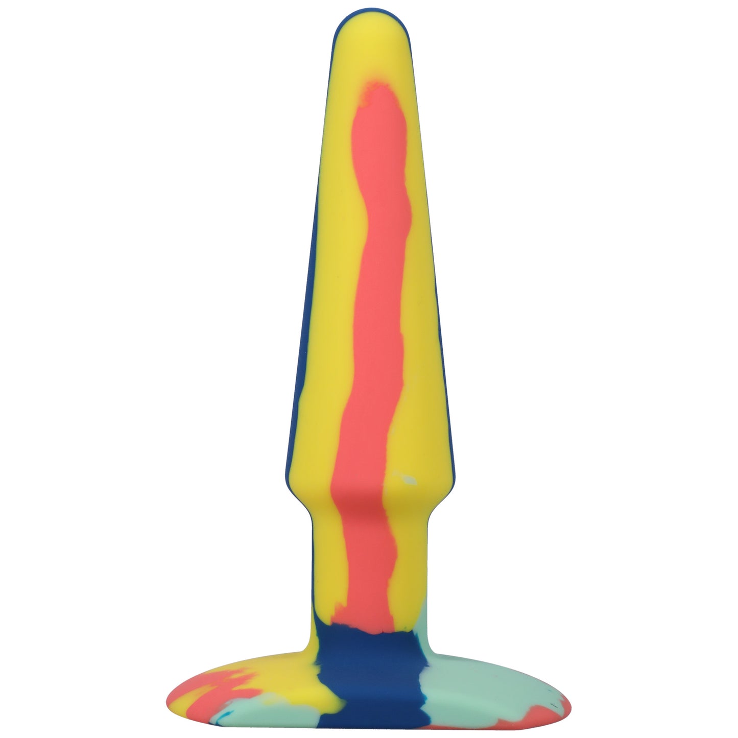 A-Play Groovy Silicone Anal Plug 5 Inch - Sunrise - Not Very Vanilla