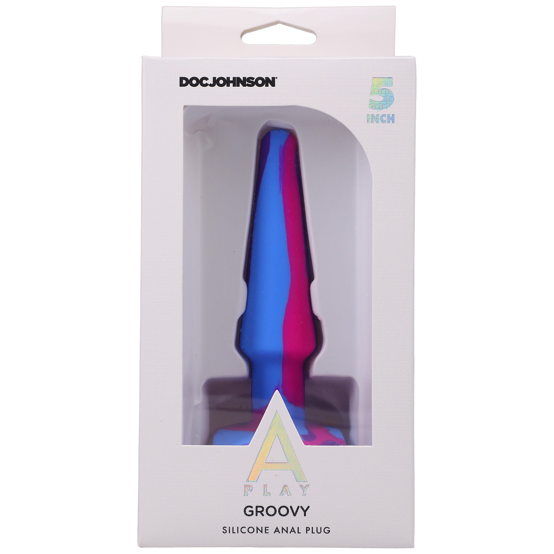 A-Play Groovy Silicone Anal Plug 5 Inch - Berry - Not Very Vanilla