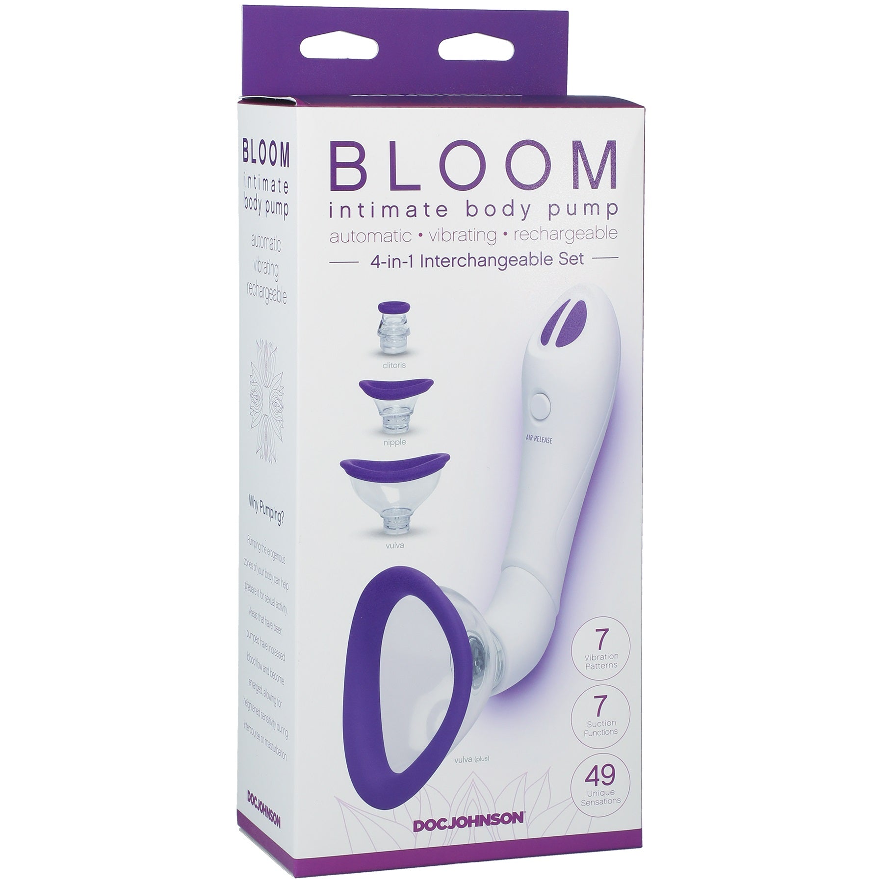 Bloom - Intimate Body Pump - Automatic - Vibrating - Rechargeable - Not Very Vanilla