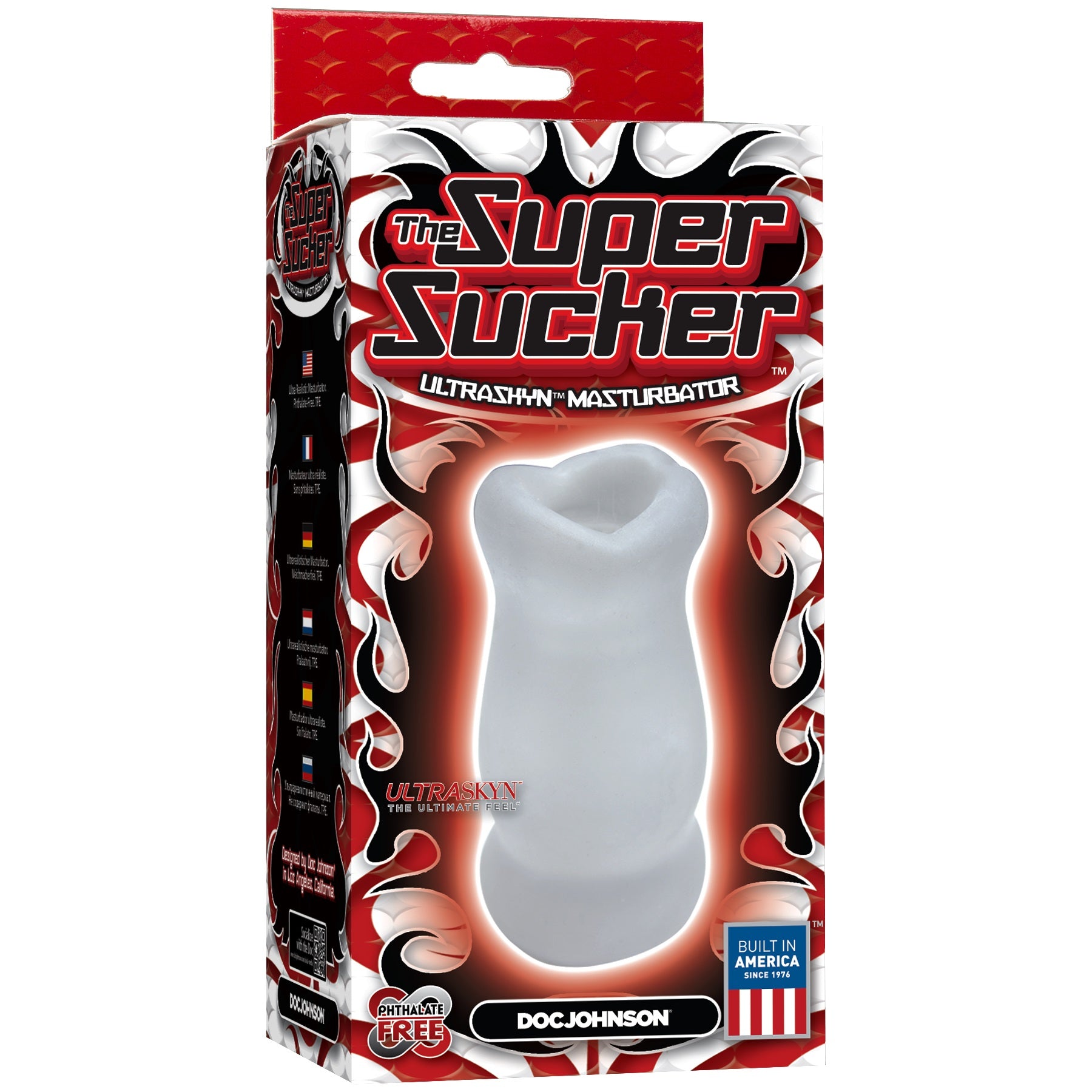 The Super Sucker Ultraskyn Masturbator - Clear - Not Very Vanilla