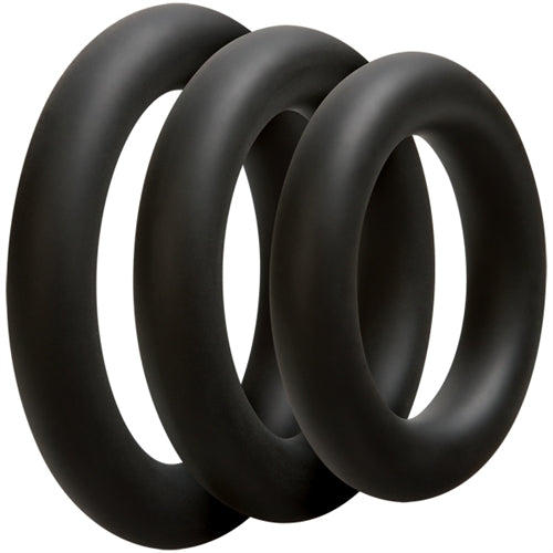 Optimale 3 C Ring Set - Thick - Black - Not Very Vanilla