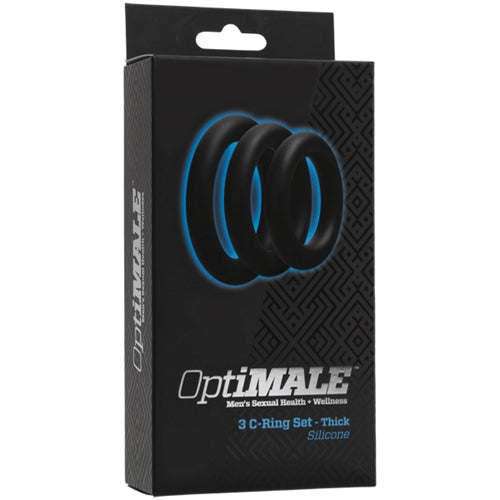 Optimale 3 C Ring Set - Thick - Black - Not Very Vanilla