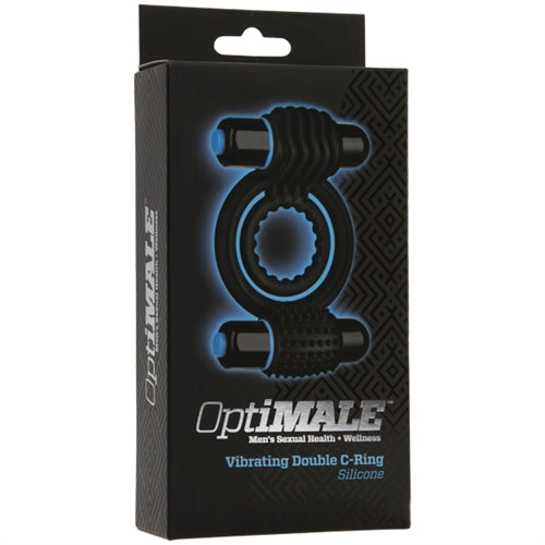 Optimale Vibrating Double C Ring - Black - Not Very Vanilla