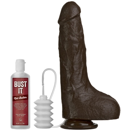 Bust It Squirting Realistic Cock - Black - Not Very Vanilla