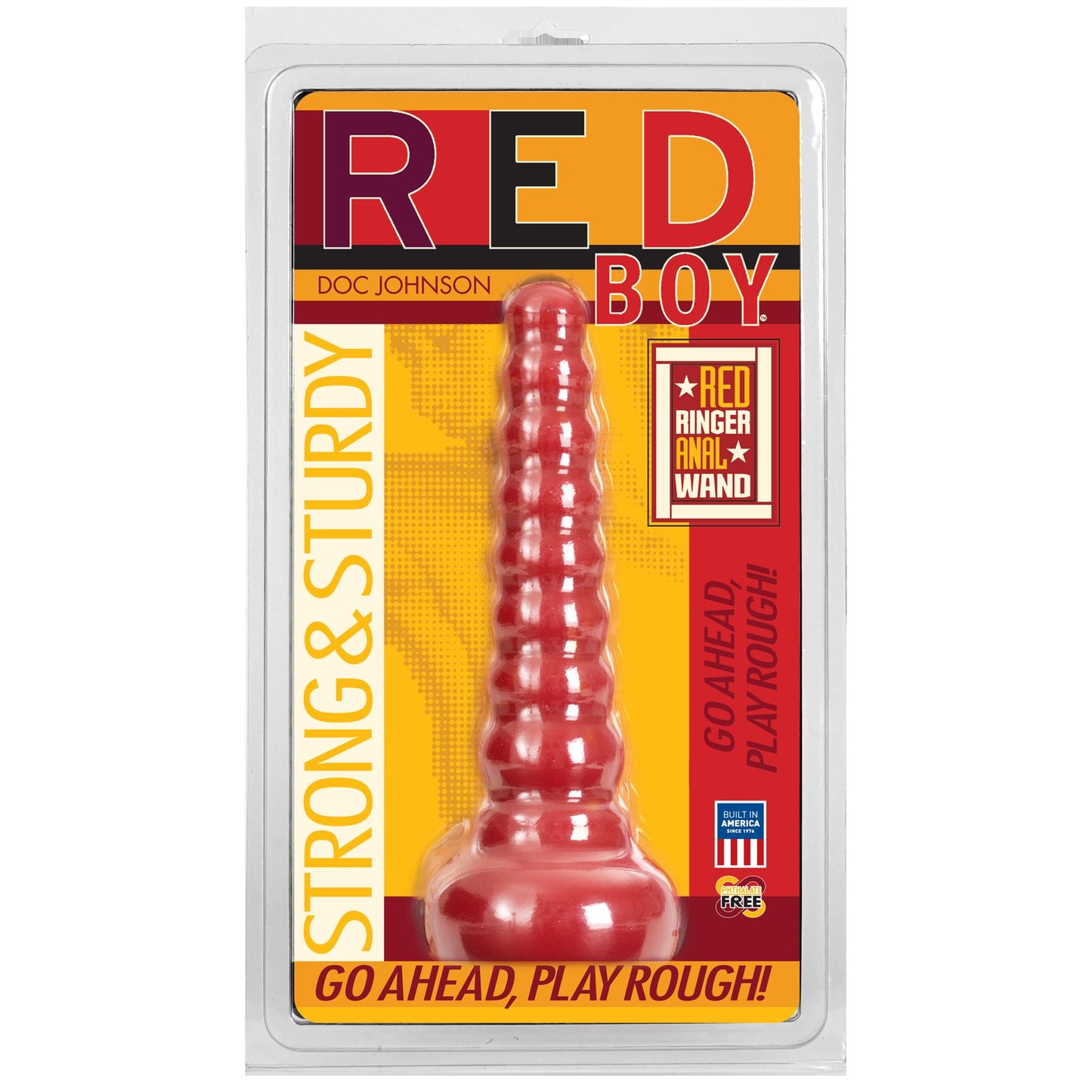 Red Boy - Red Ringer Anal Wand - Red - Not Very Vanilla