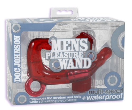 Men's Pleasure Wand - Red - Not Very Vanilla