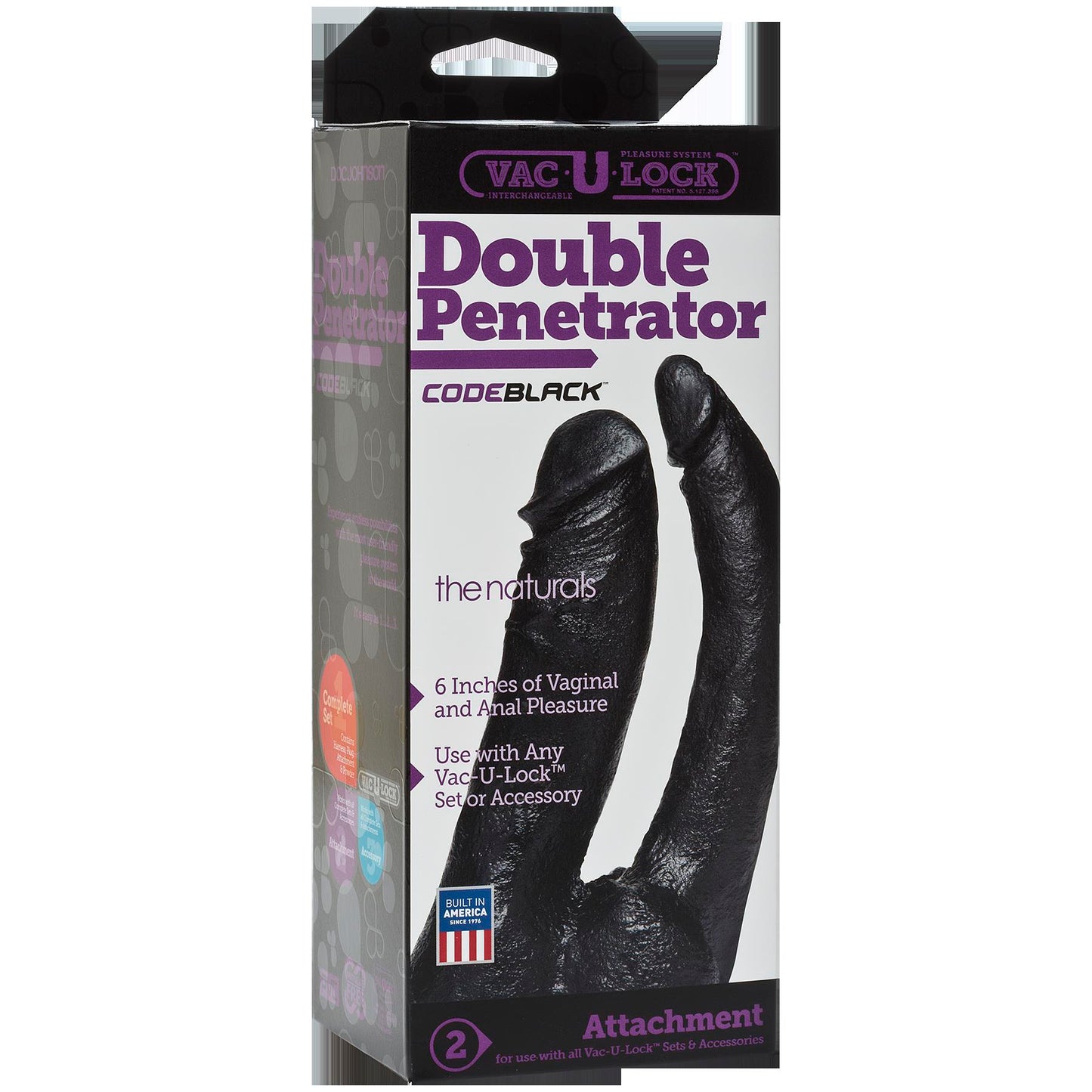 Vac-U-Lock Codeblack Double Penetrator - Not Very Vanilla