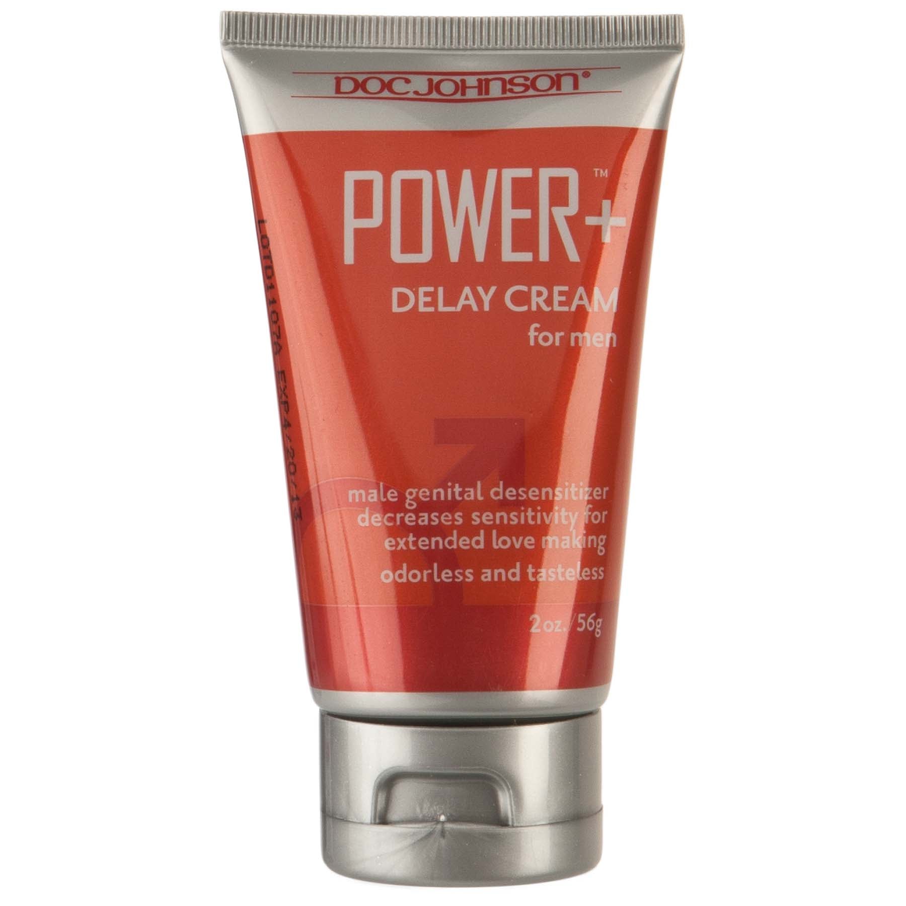 Power Plus Delay Creme for Men - 2 Oz. - Boxed - Not Very Vanilla