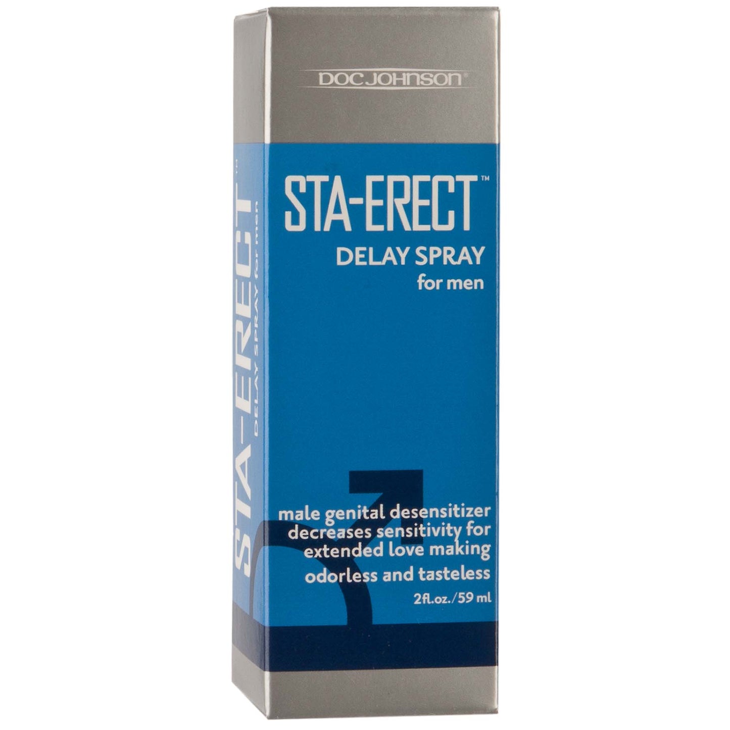 Sta-Erect Delay Spray for Men - 2 Fl. Oz. - Boxed - Not Very Vanilla