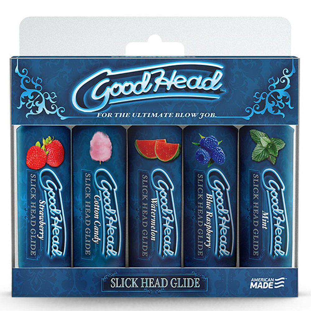 Goodhead - Slick Head Glide - 5 Pack - 1 Fl. Oz. - Not Very Vanilla