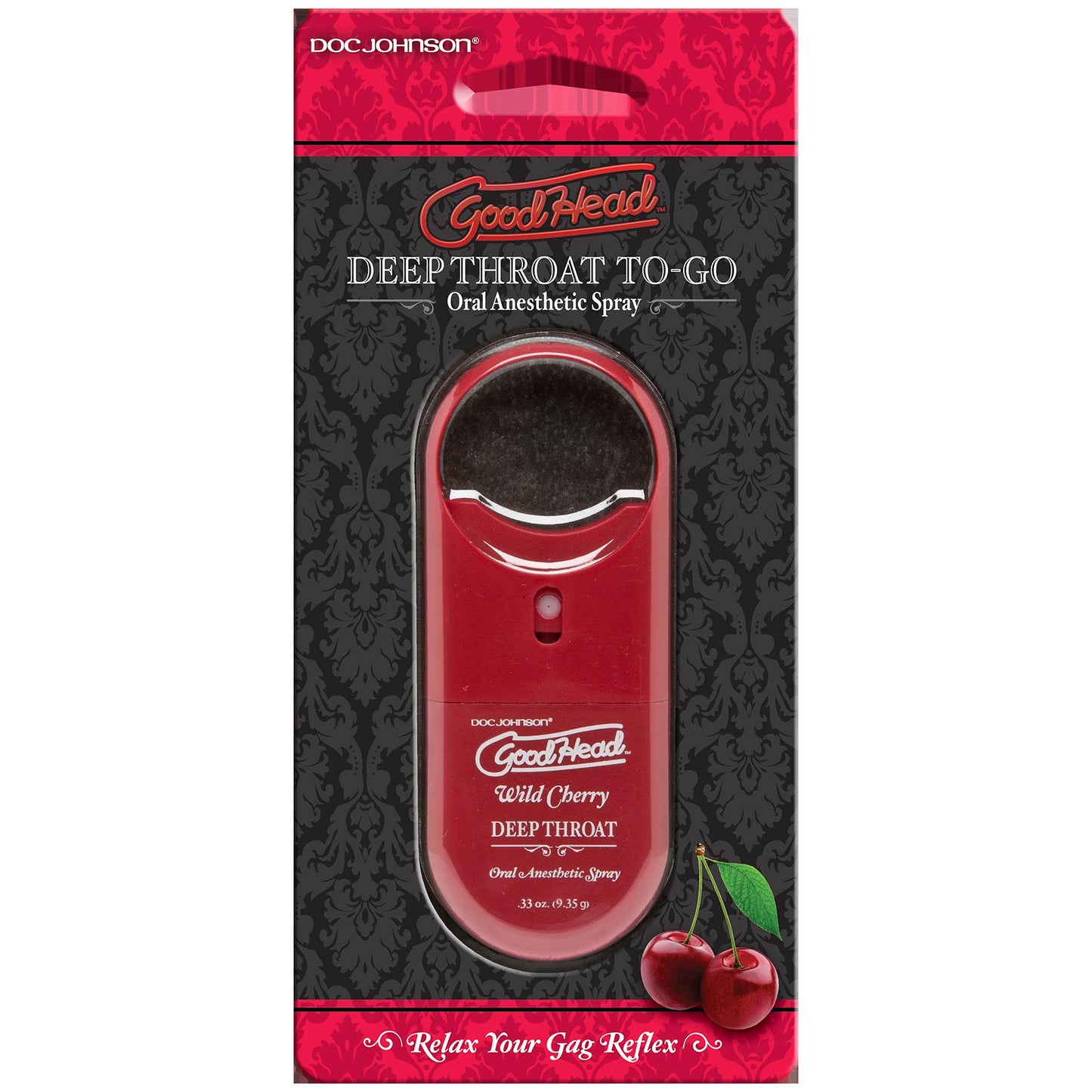 Goodhead to Go Deep Throat Spray - Wild Cherry - Not Very Vanilla