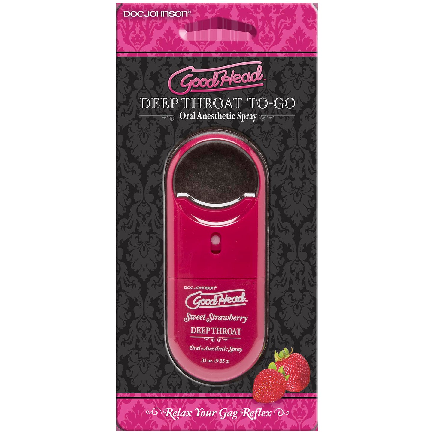 Good Head to Go Deep Throat Spray - Sweet Strawberry - Not Very Vanilla