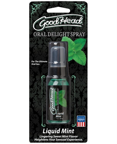 Good Head Oral Delight Spray 1 Oz - Liquid Mint - Not Very Vanilla