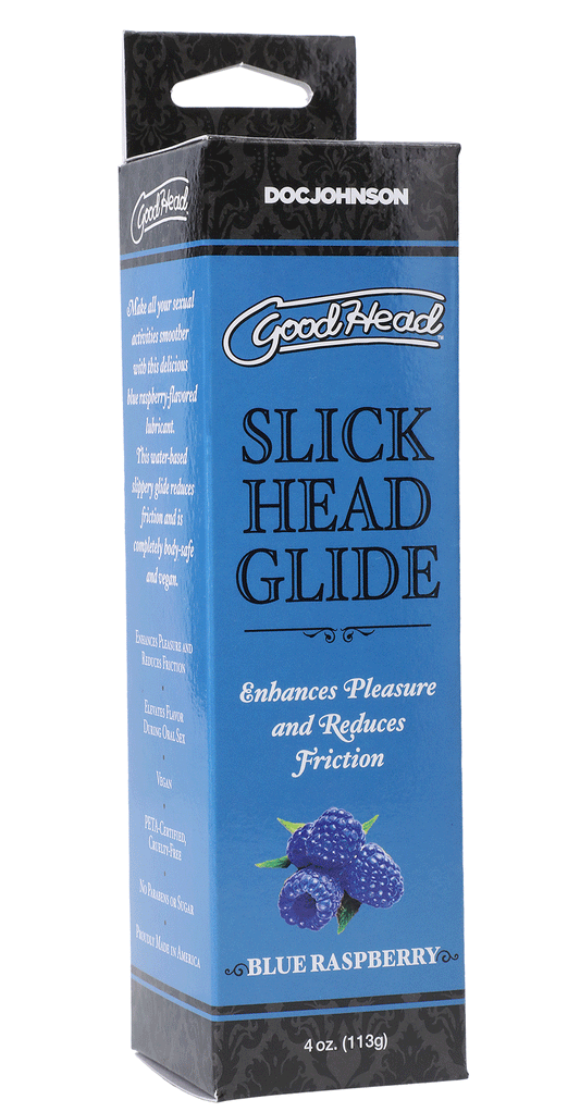 Goodhead - Slick Head Glide - Blue Raspberry - 4 Oz. - Not Very Vanilla