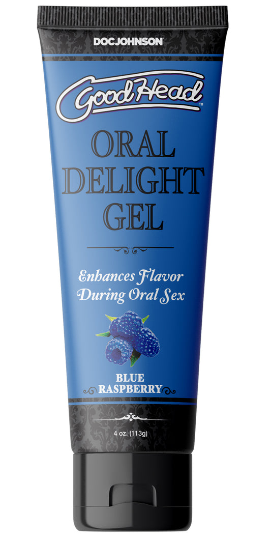 Goodhead - Oral Delight Gel - Blue Raspberry - 4 Oz. - Not Very Vanilla