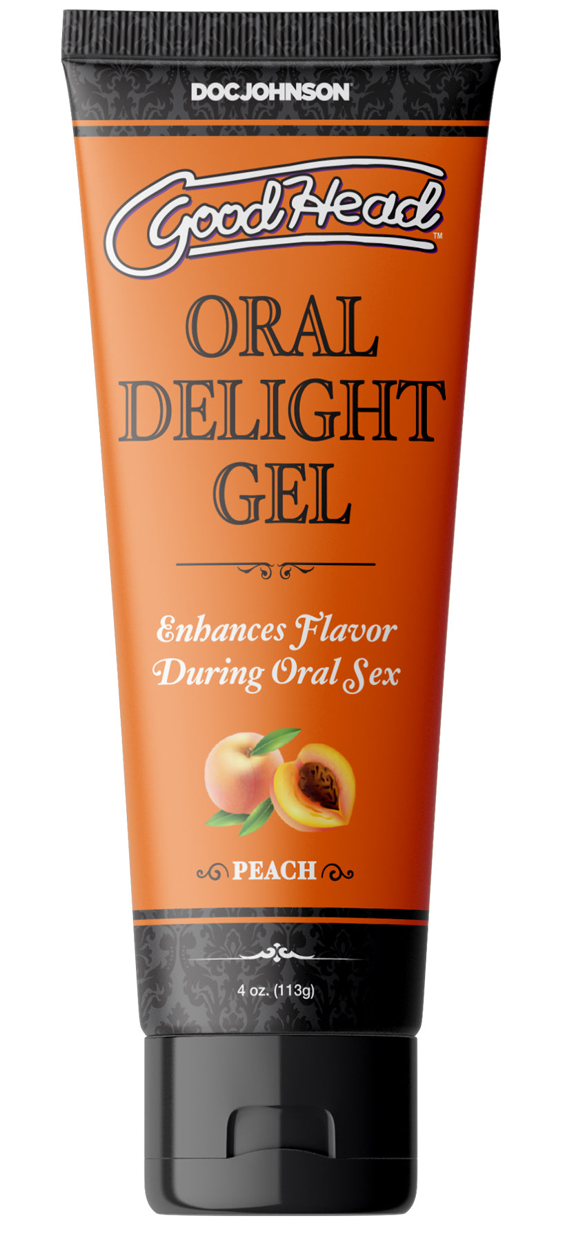 Goodhead - Oral Delight Gel - Peach - 4 Oz. - Not Very Vanilla