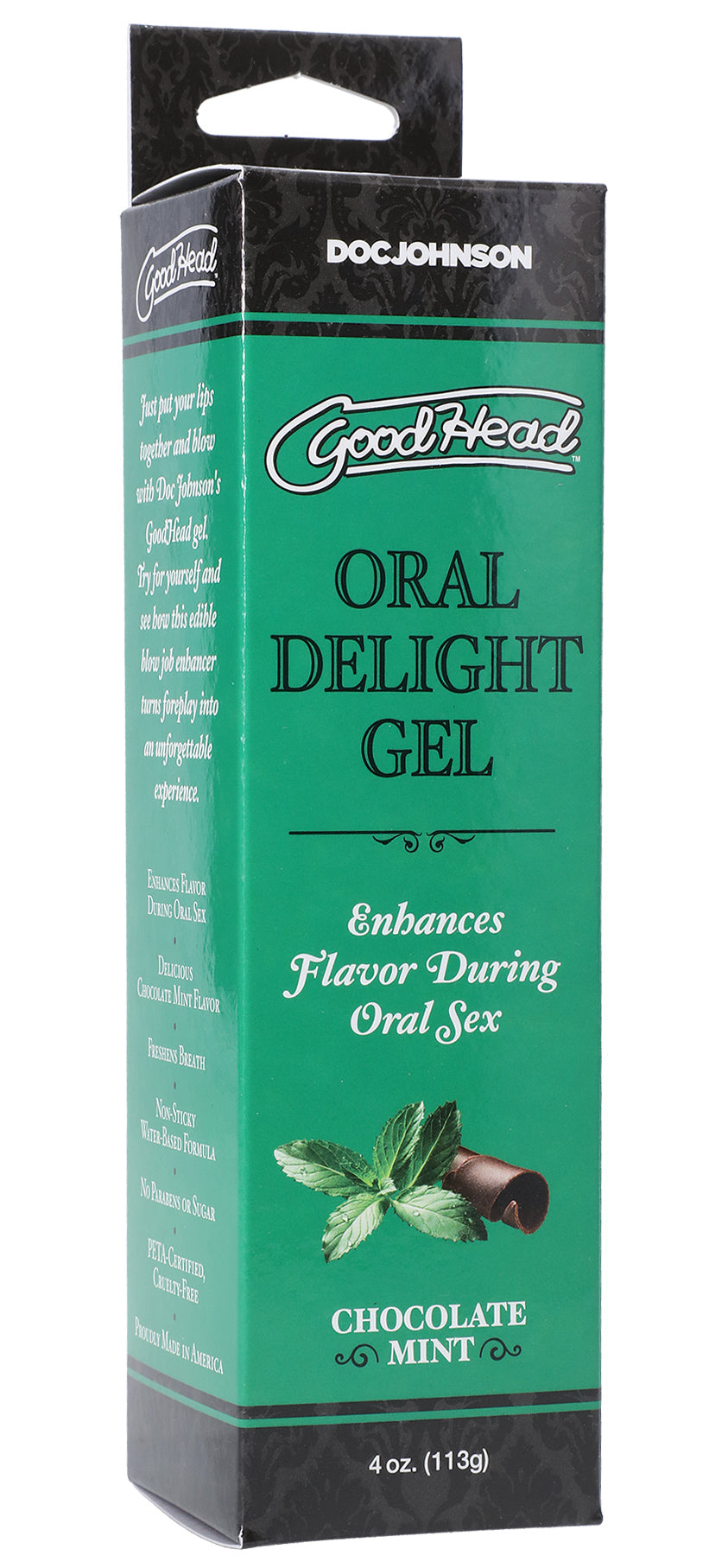 Goodhead - Oral Delight Gel - Chocolate Mint - 4 Oz. - Not Very Vanilla