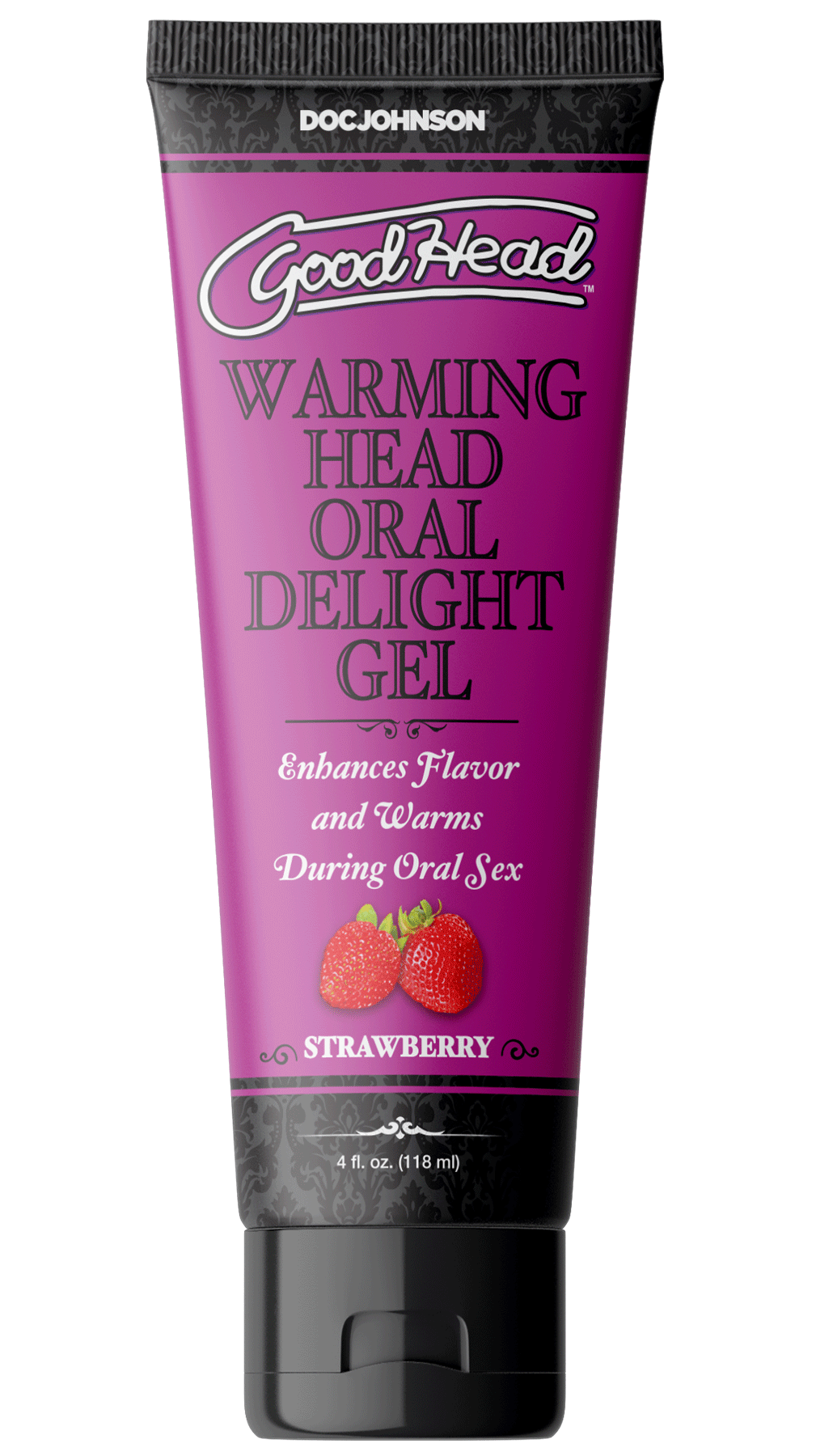 Goodhead - Warming Head Oral Delight Gel - Strawberry - 4 Fl. Oz. - Not Very Vanilla