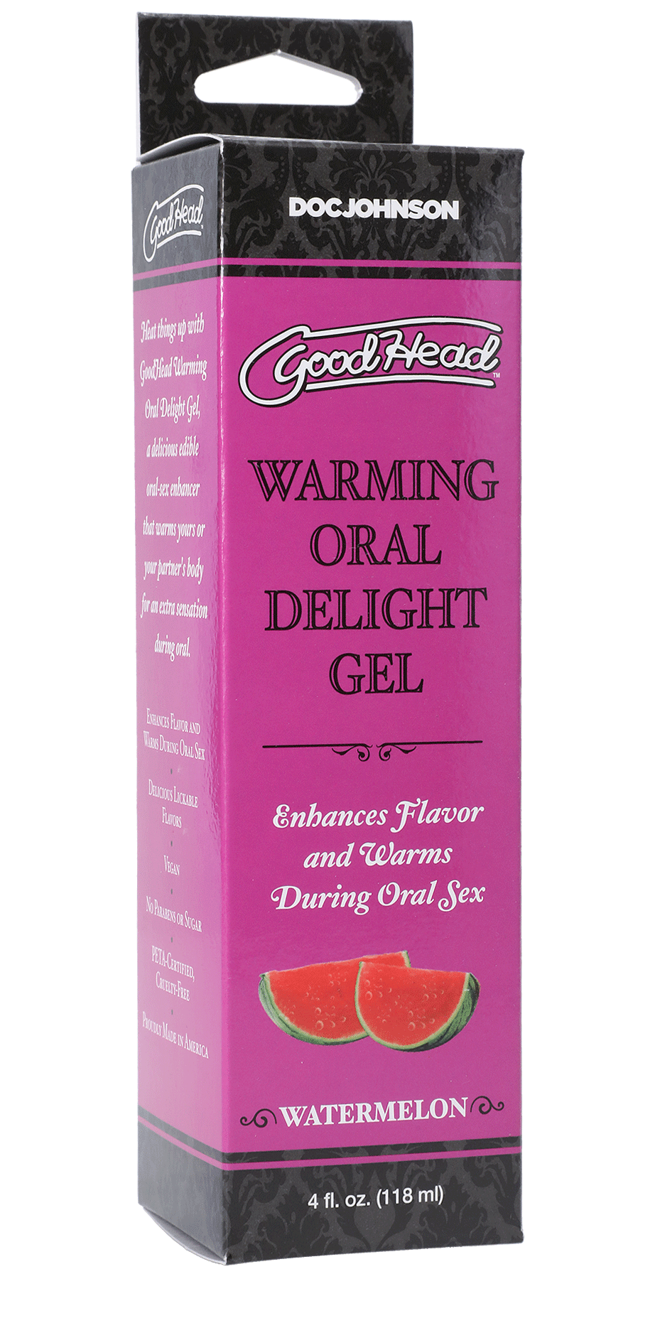 Goodhead - Warming Oral Delight Gel - Watermelon - 4 Fl. Oz. - Not Very Vanilla