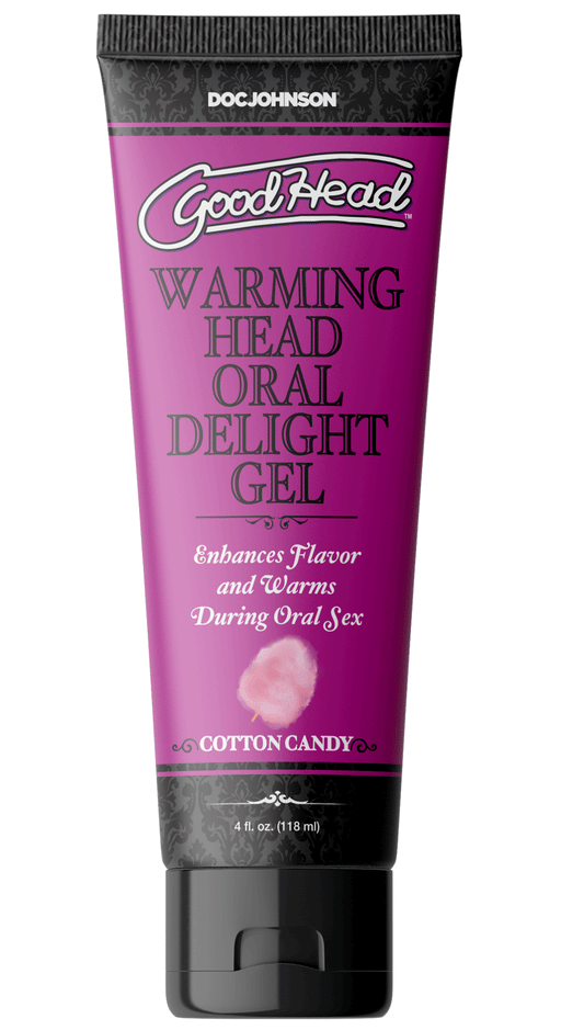 Goodhead - Warming Head Oral Delight Gel - Cotton Candy - 4 Fl. Oz. - Not Very Vanilla